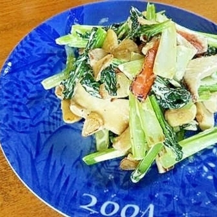 B級グルメ 緑黄色野菜のマヨ炒め